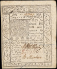 DE-80. Delaware. January 1,1776. 20 Shillings. Very Fine.

Problem free and very attractive for the grade.

Estimate: $100 - 150