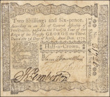 PA-157. Pennsylvania. April 3, 1772. 2 Shillings, 6 Pence. Very Fine.

From the Estate of Graydon Lee Cook.

Estimate: $150 - 200