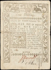 RI-292. Rhode Island. May, 1786. 1 Shilling. Very Fine.

Very late issued RI colonial. Good signatures and eye appeal.

Estimate: $80 - 120