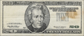 Fr. 2176-G. 1999 $20 Federal Reserve Note. Chicago. Very Fine. Third Printing on Reverse.

Stain.

Estimate: $150 - 200