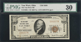 Van Wert, Ohio. $5 1929 Ty. 1. Fr. 1800-1. The Van Wert NB. Charter #2628. PMG Very Fine 30.

From the Estate of Graydon Lee Cook.

Estimate: $100...