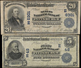 Lot of (2) Mixed Nationals. $5 & $20 1902 Date Back & 1902 Plain Back. Fr. 590 & 650. Fine & Very Fine.

A nice, problem free pair of Pittsburgh Nat...
