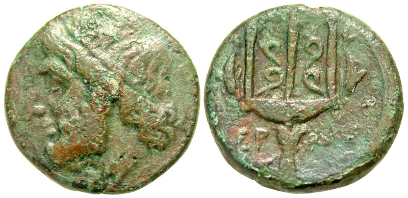 "Sicily, Syracuse. Hieron II. 275-215 B.C. AE 21 (21.2 mm, 8.75 g, 11 h). Diadem...