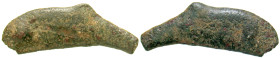"Skythia, Olbia. Ca. 525-350 B.C. AE cast dolphin (22 mm, 1.29 g). Anokhin 154; SNG BM 360. VF. "