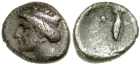 "Pontos, Amisos. 2nd-1st Century B.C AR drachm (15.8 mm, 3.74 g, 1 h). Head of Hera left / Owl standing facing. Dewing 2117 var. Fine, deep toning. "