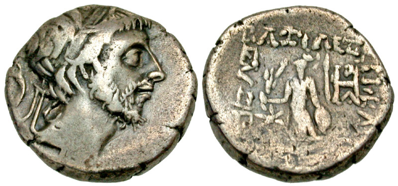 "Cappadocian Kingdom. Ariobarzanes III. 52-42 B.C. AR drachm (15.6 mm, 3.84 g, 1...