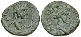 "Lydia, Hermocapelia. Pseudo-autonomous. Ca. A.D. 100-150. AE 18 (17.9 mm, 2.35 g, 1 h). ΘΕΑ ΡΩ ΕΡΜΟΚΑΠΗΛΕΙΤΩΝ, turreted and draped bust of Roma right...