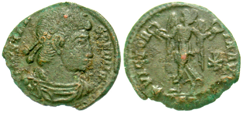 "Constans. A.D. 337-350. AE 4 (15.5 mm, 1.75 g, 11 h). Siscia mint, struck A.D. ...