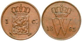 "Netherlands. 1883. 1/2 Cent. KM 109.1. UNC. "