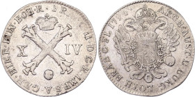Austrian Netherlands 14 Liards / Oorden 1794
KM# 59, N# 24896; Silver; Franz II; XF