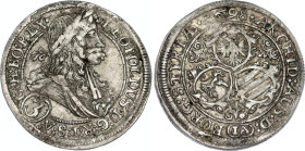 Austria 3 Kreuzer 1698 IA
KM# 1115, N# 26235; Silver; Leopold I; Graz Mint; VF+
