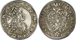 Austria 15 Kreuzer 1663 CA
KM# 1170, Her# 922, N# 34748; Silver; Leopold I; Vienna Mint; VF