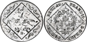Austria 7 Kreuzer 1802 B Overstrike
KM# 2129, N# 18836; Silver; Franz II; XF