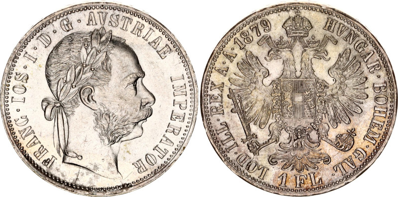 Austria 1 Florin 1879
KM# 2222, N# 4726; Silver; Franz Joseph I; UNC