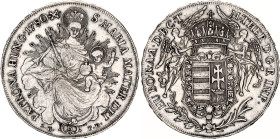 Hungary 1 Taler 1780 B
KM# 386.2, Dav. 1133A, N# 18112; Silver; Maria Theresia; Kremnitz Mint; XF+
