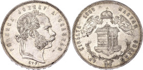 Hungary 1 Forint 1869 GYF
KM# 449, N# 33872; Silver; Franz Joseph I; XF/AUNC