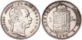 Hungary 1 Forint 1879 KB
KM# 453, N# 4736; Silver; Franz Joseph I; XF