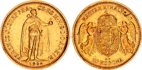 Hungary 10 Korona 1904 KB
KM# 485, N# 10813; Gold (.900) 3.37 g.; Franz Joseph I; XF