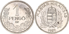 Hungary 1 Pengo 1927 BP
KM# 510, N# 7920; Silver; Miklós Horthy; UNC