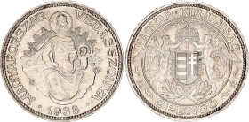 Hungary 2 Pengo 1938 BP
KM# 511, N# 4734; Silver; Miklós Horthy; UNC