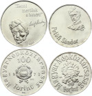Hungary 50 & 100 Forint 1973 BP
KM# 600; Silver; 150th Anniversary - Birth of Sándor Petőfi