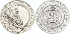 Hungary 200 Forint 1979 BP
KM# 616; Silver; 350th Anniversary of Death of Gábor Bethlen