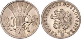 Czechoslovakia 20 Haleru 1928
KM# 1, N# 657; UNC with mint luster