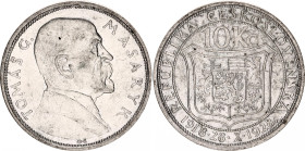 Czechoslovakia 10 Korun 1928
KM# 12, N# 12621; Silver; 10th Anniversary of Independence; AUNC/UNC