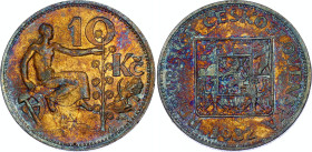 Czechoslovakia 10 Korun 1932
KM# 15, N# 7797; Silver; XF possibly with artificial patina