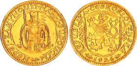 Czechoslovakia 1 Dukat 1926
KM# 8, Fr# 2, N# 19852; Gold (.986) 3.49 g.; Mintage 58669; UNC