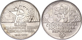 Czechoslovakia 50 Korun 1979
KM# 98, N# 12643; Silver; 30th Anniversary of 9th Communist Party Congress; UNC