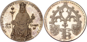 Czechoslovakia Silver Medal "600th anniversary of the death of Charles IV." 1978 (ND)
Silver 27.4 g., 40 mm., Proof; By Knobloch Milan; Czech Numisma...