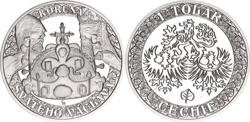 Czech Republic Silver Medal 1 Tolar "Crown of Saint Wenceslas" 2021 (ND)
Silver...