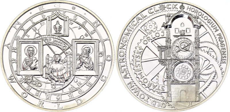 Czech Republic Medal "Old Town Astronomical Clock" (ND)
White Metal 26.42 g., 4...