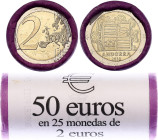 Andorra 25 x 2 Euros (Roll) 2018
KM# 527, N# 68395; Bimetall; Packed and not opened roll from Mint; UNC