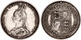 Great Britain 1 Shilling 1888
KM# 761, Sp# 3926, N# 5615; Silver; Victoria; XF