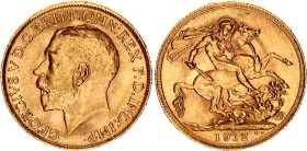 Great Britain 1 Sovereign 1912
KM# 820, N# 11463; Gold (.917) 7.99 g.; George V; UNC with full mint luster