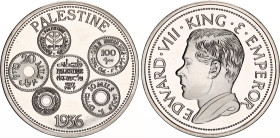Great Britain 1 Crown 1936 Medallic Coinage
X# 1a, N# 56614; Copper-Nickel-Zinc 16.59 g., 37.9 mm., Proof; Edward VIII; Richard Lobel Series; Mintage...