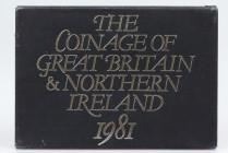 Great Britain Royal Mint Proof Coin Set 1981
Various Metals., Proof; 1/2 - 1 - 2 - 5 - 10 - 50 Pence; In Original Packing with Certificate; Elizabeth...