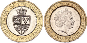 Great Britain 2 Pound 2013
KM# 1241, N# 41285; Bimetall; Golden Guinea; UNC