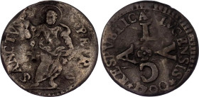 Italian States Lucca Duetto 1790
KM# 67; Billon 1 g.; VF, hard to find even is this condition