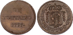 Italian States Milan 1 Quattrino 1777
KM# 182, N# 24738; Maria Theresia; AUNC