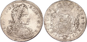 Italian States Naples 1 Tari 1715 IM / MFA 
KM# 133, N# 89819; Silver; Carlo VI; VF+