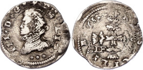 Italian States Sicily 3 Tari 1642 DF-F
KM# 18, N# 96414; Silver; Filippo IV; VF/XF