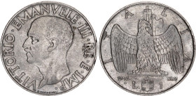 Italy 1 Lira 1943 R
KM# 77b, N# 7928; Vittorio Emanuele III; UNC