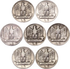 Italy 7 x 5 Lire 1926 - 1929 R
KM# 67, N# 4047; Silver; Vittorio Emanuele III; VF/XF