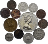 Europe Lot of 15 Coins 1762 - 1979
Various Countries, Dates & Denominations