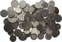Germany - Third Reich Lot of 72 Coins
Various Dates, Denominations & Mintmarks