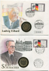 Germany Lot of 8 Coins 1971 - 1990 First Day Covers
First Day Cover - FDC, Gold plated; UNC
