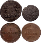 Italian States Lot of 4 Coins 1691 - 1859
Various Provinces, Dates, Denomination & Condition